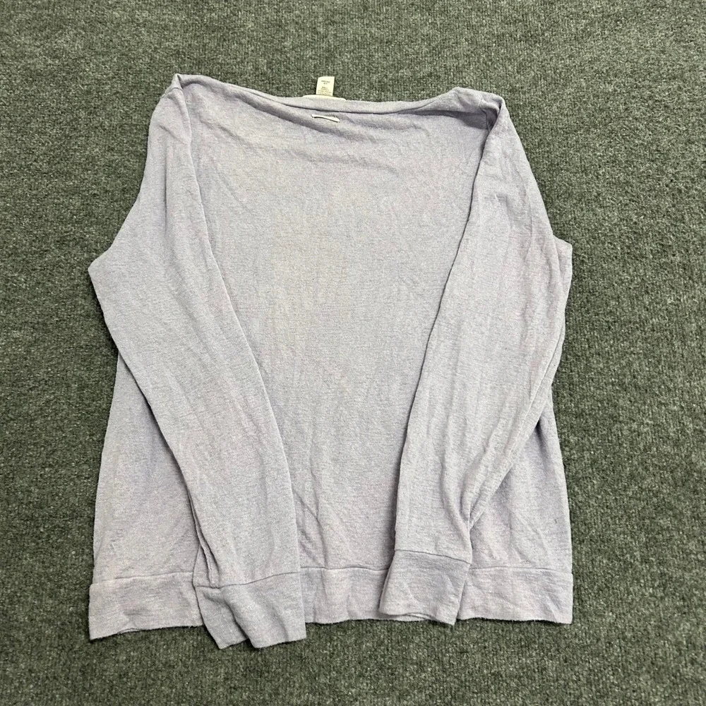 Victoria's Secret Sleep Shirt Womens Size L Lavender Dream Graphic Long Sleeve